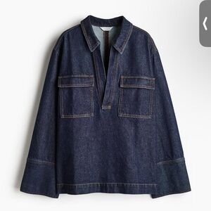 Denim Pullover Shirt